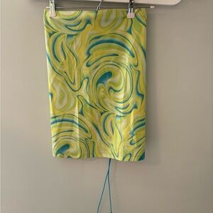 Vibrant Swirl Pattern Skirt